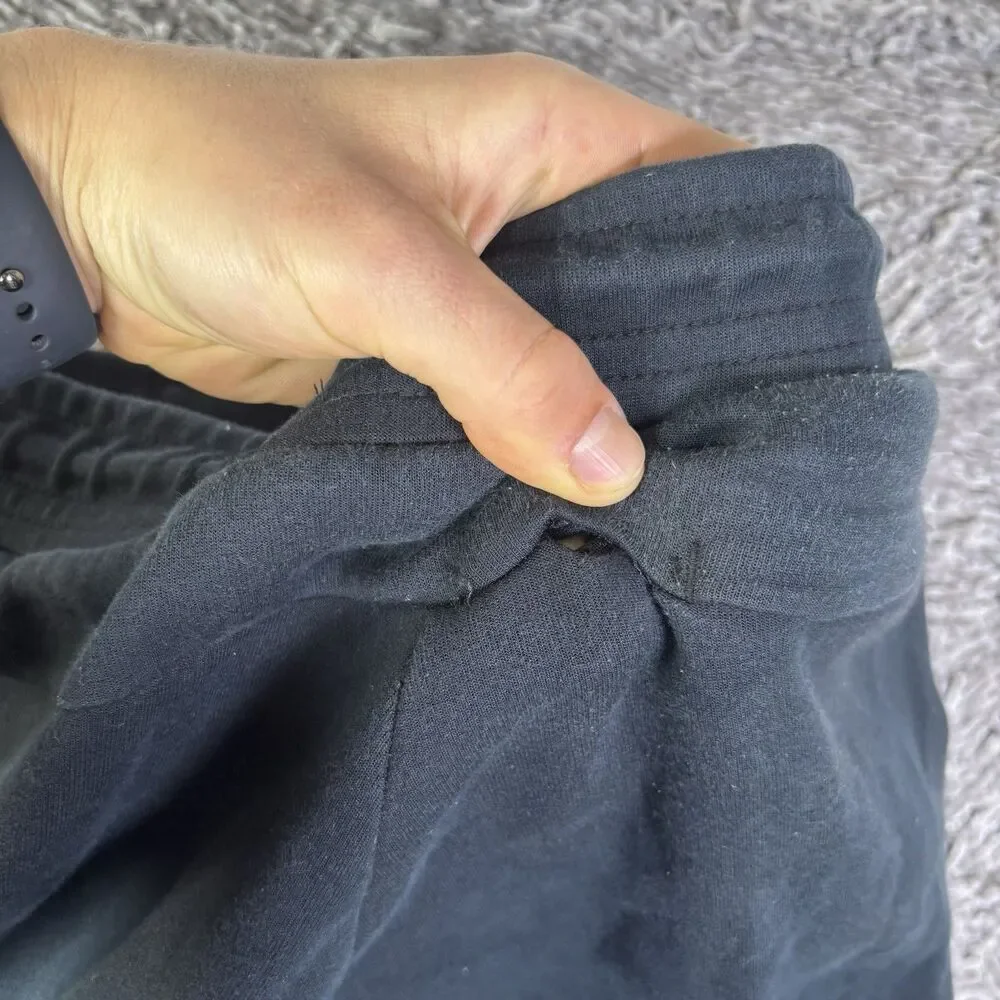Nike Tech Fleece Sweatpants Mens Medium Black Activewear Training Zip Pockets